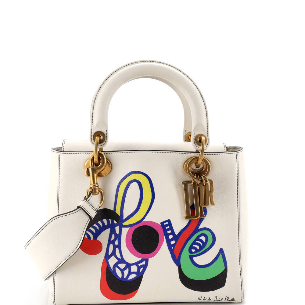 Christian Dior Medium Supple Lady Dior Bag Limited Edition Niki de Saint Phalle